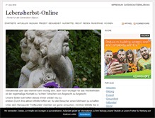 Tablet Screenshot of lebensherbst-online.de